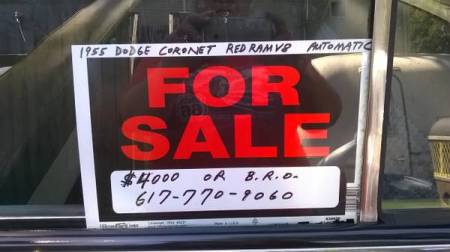 1955 Dodge Coronet sign