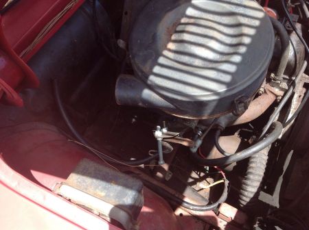 1963 Renault Caravelle engine