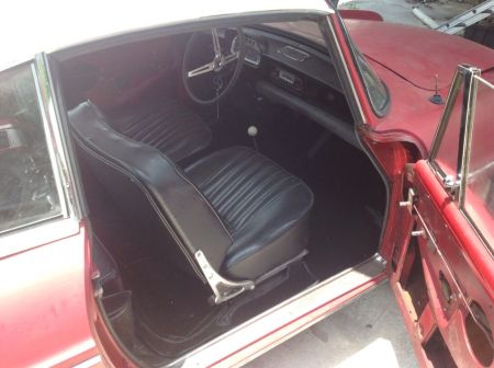 1963 Renault Caravelle interior