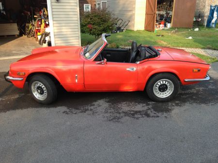 1972 Triumph Spitfire left side