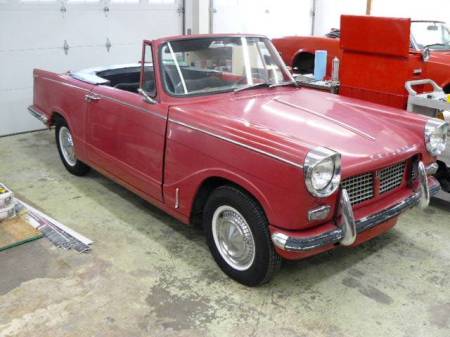 1963 Triumph Herald convertible for sale right front