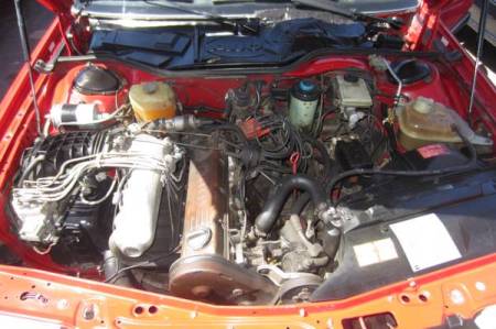 1987 Audi 5000 Turbo Quattro engine