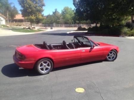 1993 Mazda Miata stretch right rear
