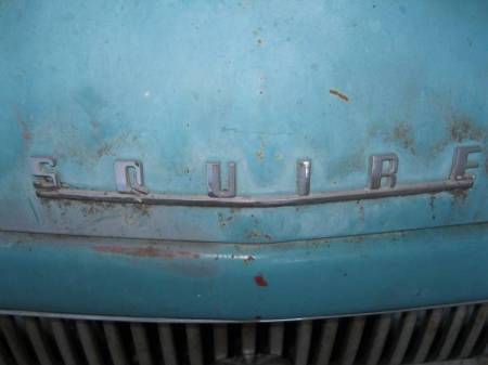 1958 Ford Prefect Squire badge
