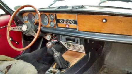 1973 Fiat Spider interior