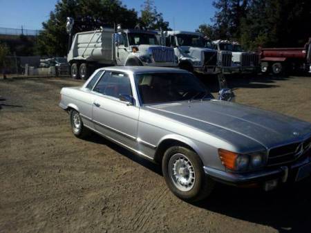 1973 Mercedes 450 SLC right front