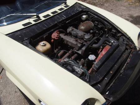 1974 Fiat 124 Spider 3 engine