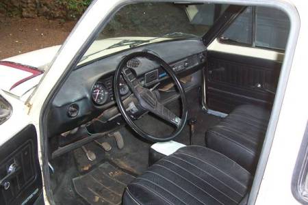 1976 Fiat 128 pickup interior