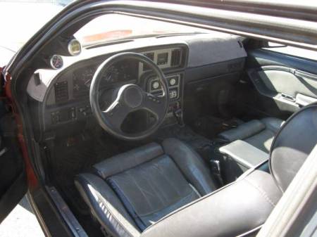 1986 Ford Thunderbird Turbo interior