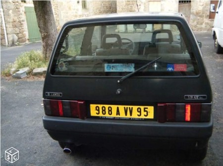 1992 Lancia Y10 GT rear