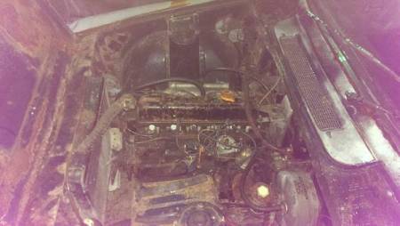 1967 Triumph 2000Mk1 blue engine