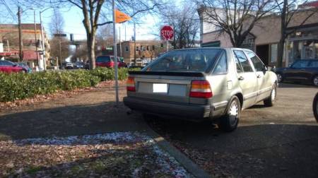 1989 Saab 9000 turbo right rear
