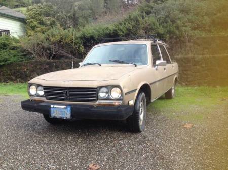 1980 Peugeot 504 diesel wagon 2 left front