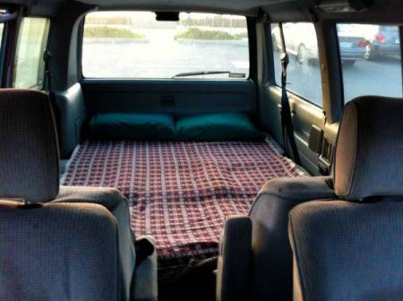 1993 VW Eurovan rear interior