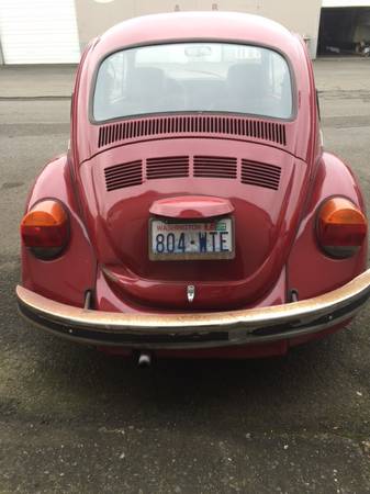 1971 VW Beetle Mexico rear