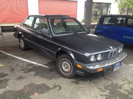 1985 BMW 325e right front