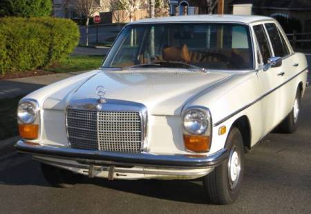1969 Mercedes 230 left front