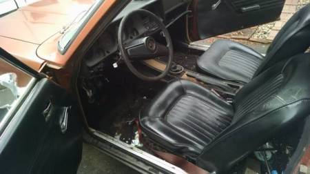 1973 Mercury Capri interior