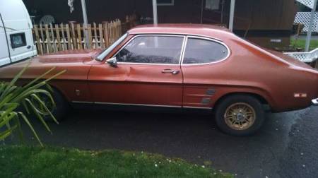 1973 Mercury Capri left side