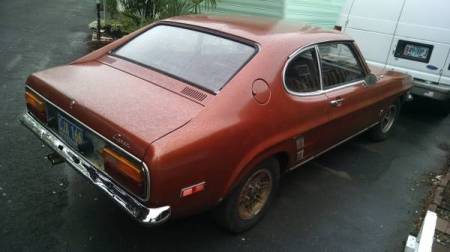 1973 Mercury Capri right rear