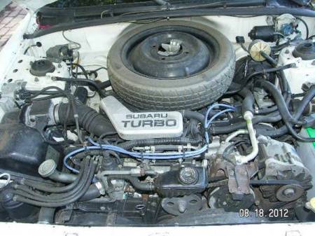 1983 Subaru GL Turbo wagon engine