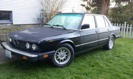 1987 BMW 535i left front