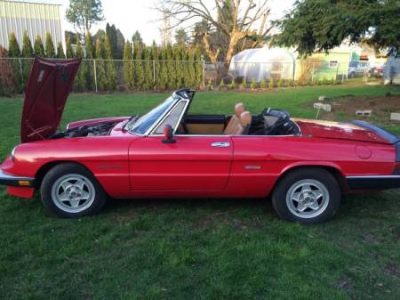 1989 Alfa Romeo Spider Veloce left side