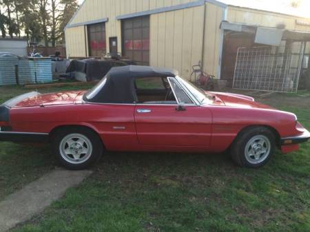 1989 Alfa Romeo Spider Veloce right side