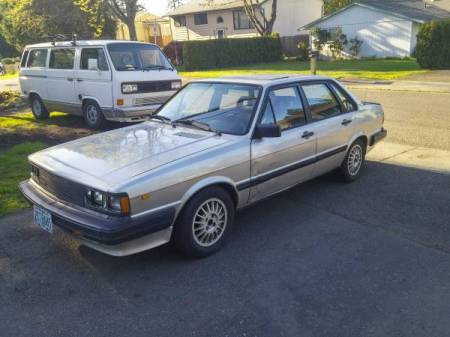 1984 Audi 4000S left front