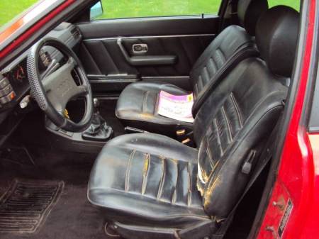 1984 Audi GT Coupe interior