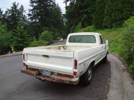 1969 Ford F250 right rear