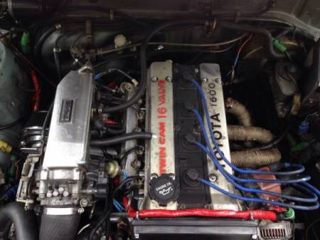 1986 Toyota Tercel Wagon 4AGE engine