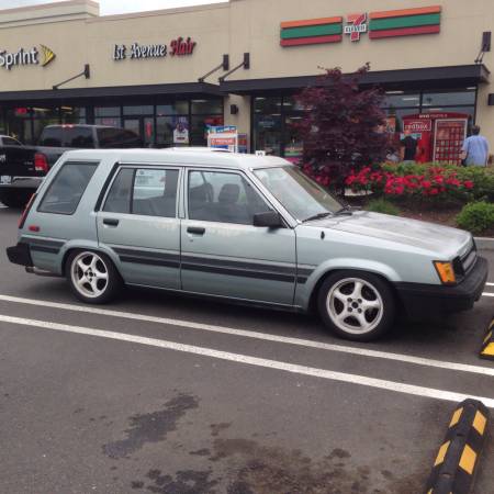 1986 Toyota Tercel Wagon 4AGE right front