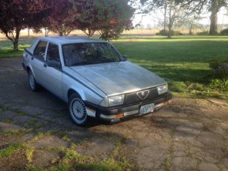 1987 Alfa Romeo Milano right front