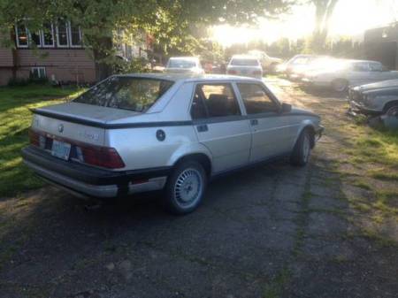 1987 Alfa Romeo Milano right rear