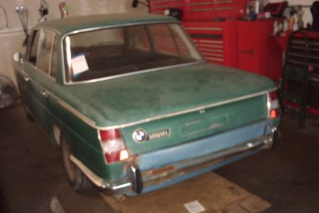1965 BMW 1800 left rear
