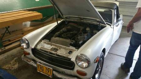 1973 MG Midget left front