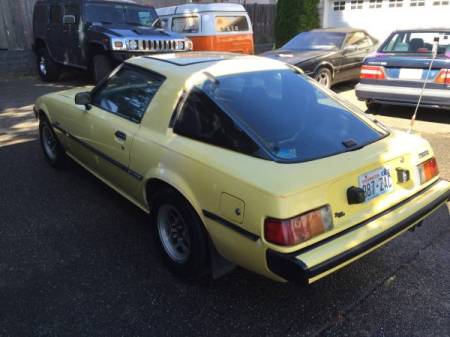 1979 Mazda RX-7 left rear
