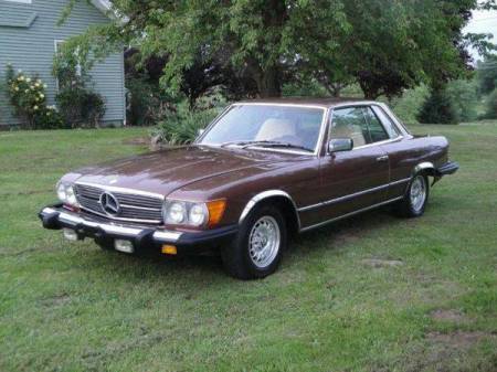 1979 Mercedes 450 SLC left front