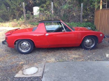 1972 Porsche 914 right side