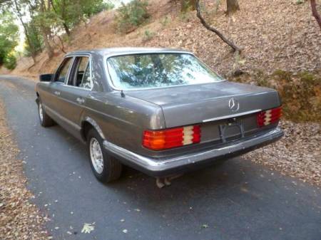 1982 Mercedes 280S left rear