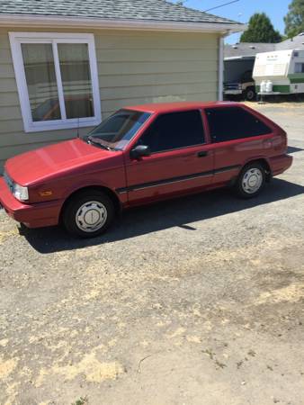1986 Hyundai Excel GL left front
