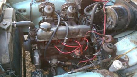 1965 Volvo 122S Wagon engine