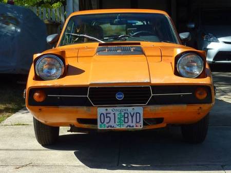 1973 Saab Sonett III 2 nose