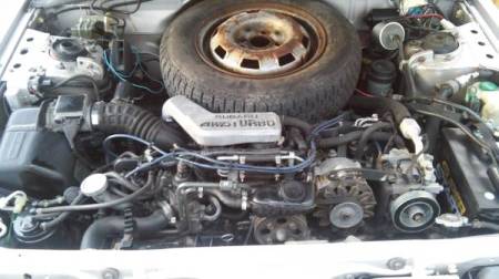 1989 Subaru GL-10 Turbo sedan engine