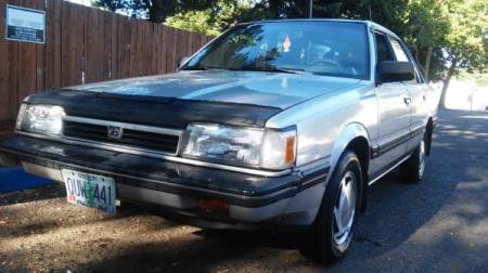 1989 Subaru GL-10 Turbo sedan left front