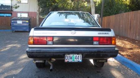 1989 Subaru GL-10 Turbo sedan rear