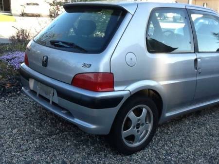 1999 Peugeot 106 S16 GTI right rear
