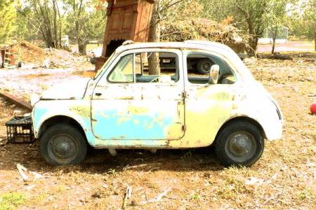 1960 Fiat 500 left side