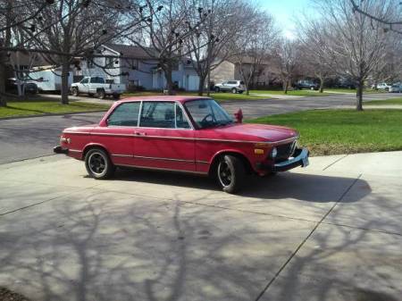 1974 BMW 2002 automatic right front